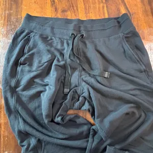Athleta Post Om Jogger Black Modal Blend Yoga Pants Womens MT Tall 54023 thumbnail 5