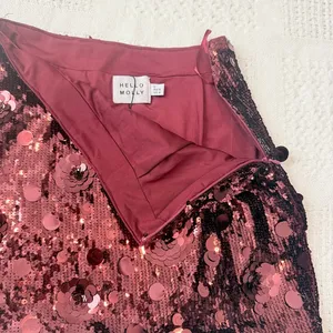 Hello Molly 4 disco reflections sequin stretch mini skirt SK2 3510 thumbnail 8