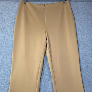 Express Flare Leg Pants Women's 5/6 Regular Camel Tan‎ High Rise EUC thumbnail 3