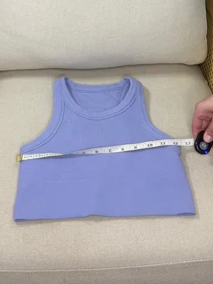 Alo Yoga Seamless Delight High Neck Tank Best for size small thumbnail 5