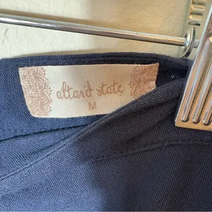 Altar’d‎ State Ruffle Hem Wrap Skort Navy Size Medium thumbnail 4