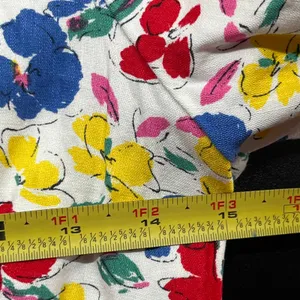 Rixo for Target Women's Linen Rayon Multi Floral‎ Puff Sleeve Button Dress 2 NWT thumbnail 8