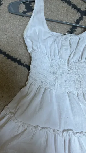 White Graduation Dress thumbnail 4