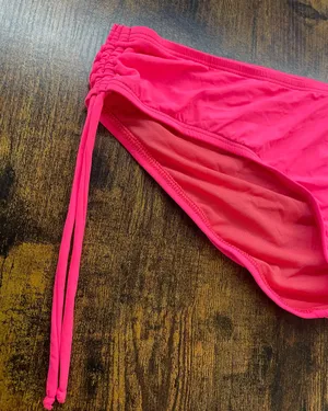 Title Nine pink bikini bottom ties on sides Size M thumbnail 2
