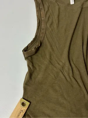 Free People Movement Ribbed Cotton Blend Boho Athletic Casual Tank Size Medium thumbnail 8