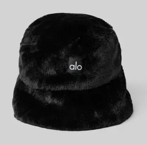 Alo Yoga Faux Fur Bucket Hat Black M/L thumbnail 1