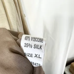 Prontomoda Giusy XL Top Ombre Silk Italy Quiet Luxury Old Money Dip Dye 1769‎ thumbnail 4