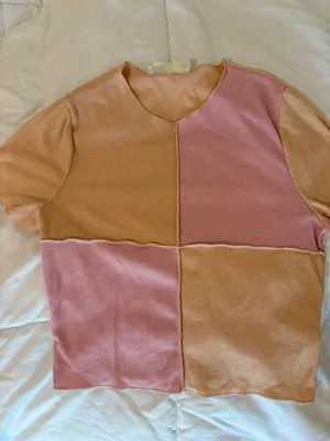 American Threads Color Block Shirt M thumbnail 1