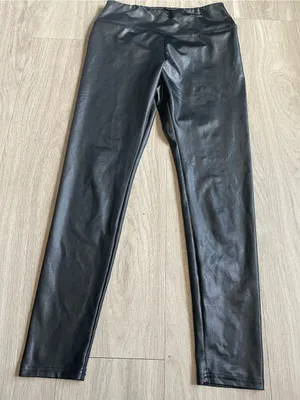 wild fable Black Faux Leather Leggings thumbnail 1