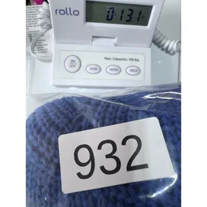 Staccato M Blue Crochet Knit Sweater‎ Women's Long Sleeve Pointelle Boho thumbnail 7