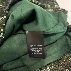 NWT Lulus Kasson Green Sequin Bodycon Mini Dress‎ MEDIUM thumbnail 12