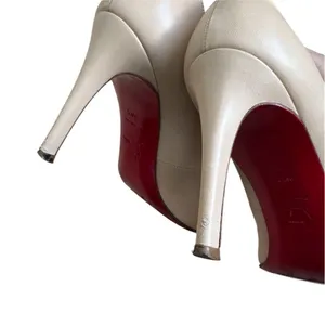 Christian Louboutin Kate 85mm Nude lamb Nappa Leather Pointed Classic Heels thumbnail 4