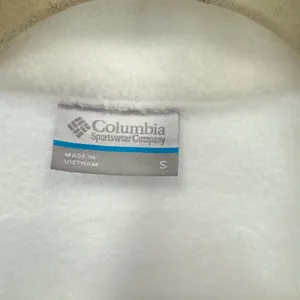 Columbia Benton Springs White Full Zip Fleece Jacket WL6439 Small Gorpcore thumbnail 6