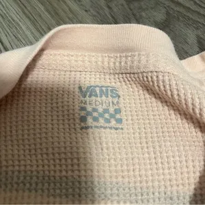 Vans Light Pink Long Sleeve Tee; Medium Women’s thumbnail 5