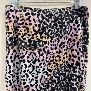 Veronica Beard Diane Stretch‎ Silk Leopard Print Midi Slip Skirt Lilac Multi 10 thumbnail 3
