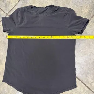 Lululemon Love Crew Short Sleeve T-Shirt Black Women’s PtP 18” Across Outdoor thumbnail 4
