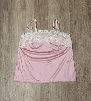 vintage lingerie top Pink Size 34 thumbnail 1
