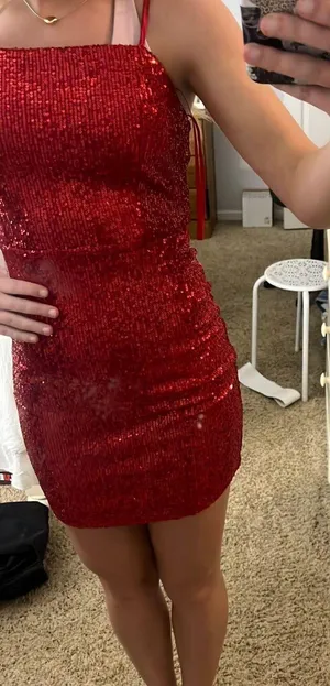 TJ Maxx Red Dress thumbnail 1