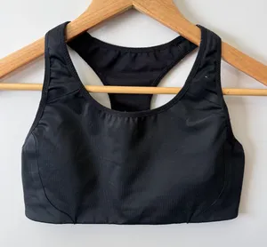 Nike DRI-FIT Sports Bra Black Racerback Athletic Workout Top‎ Womens Small S thumbnail 1
