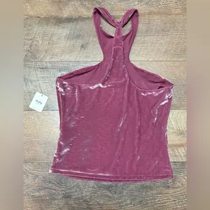 NWT Free People Intimately Lover Velour Top Size Small thumbnail 6