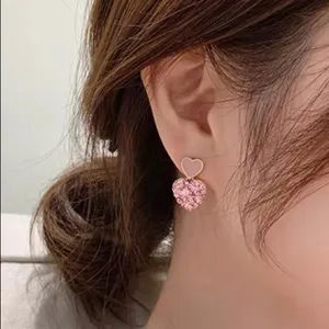 Pink heart earrings NWT thumbnail 2