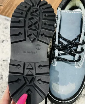 No Boundaries Blue Distressed Zip Stitch Accent Hiker Boots thumbnail 4