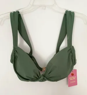 Strawberry Milk Mob Blkini Top Green Size L thumbnail 1