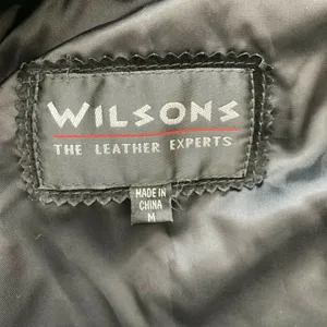 80s Vintage Wilsons Leather‎ Womens Black Moto Suede Jacket Retro Glam Rock - M thumbnail 7