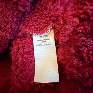 No Boundaries Women’s Wine Color Embossed Fleece Hoodie & Joggers Set size XS thumbnail 10