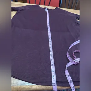Mono B NWT Side Slit Tee dark purple size 1X thumbnail 4