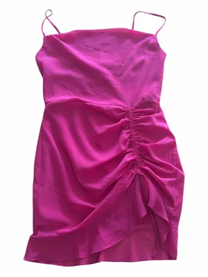 More To Come NWT Spaghetti-Strap Ruched Mini Dress thumbnail 1