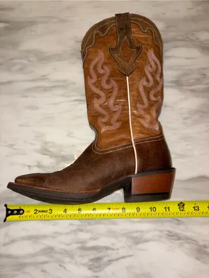 Ariat Quickdraw Western Boots Leather Pink Details Size 6.5 thumbnail 5