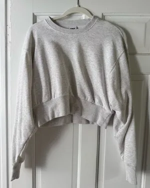 Aritzia TNA cropped crew sweatshirt thumbnail 1