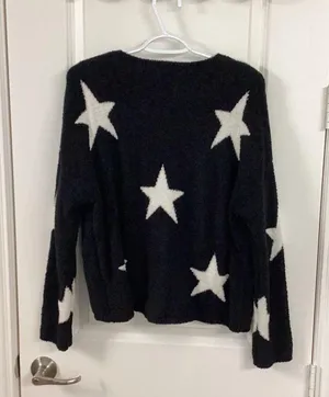Francesca's Blue Rain Sweater thumbnail 3