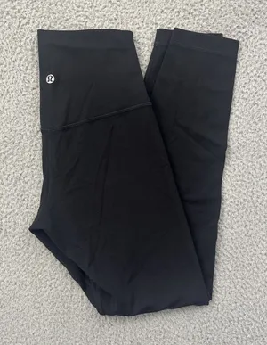 Lululemon Align High Rise Leggings Black Athletic Athleisure Women's 4 x 25 thumbnail 1