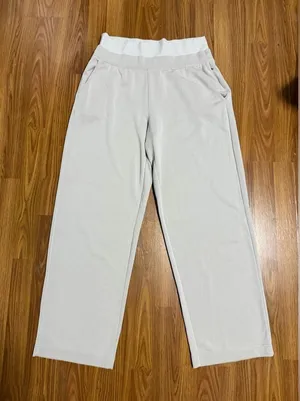 Athleta Seasoft Wide Leg Pant Abalone Grey Size Large. thumbnail 1