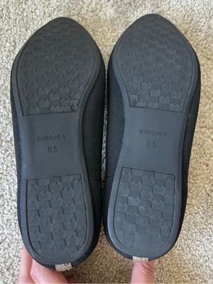 Birdies Blackbird Black Tan Slide On Flats Knit Comfort Preppy Pointed Toe thumbnail 7