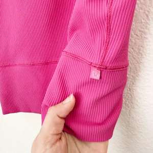 [Lululemon] Sonic Pink Power Pivot Ribbed Reversible Cropped Workout Tank Size 2 thumbnail 9