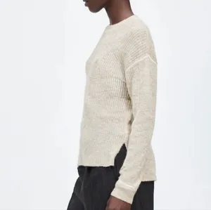 Madewell Crewneck Alpaca Blend Rib Women's Sweater thumbnail 4