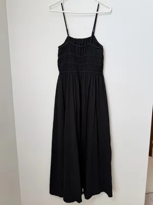 American Eagle Sunchaser Knit Smocked Bodice Midi Dress Size Medium thumbnail 5