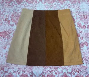 Altar’d State Skirt - Brown Multi thumbnail 1