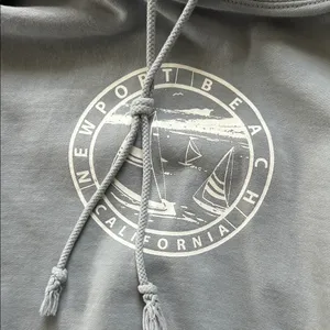 Brandy Melville Light Gray Hoodie thumbnail 4