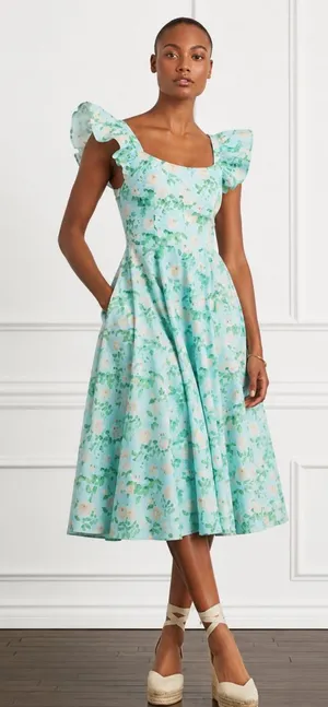 🌸 Hill House Home Daphne Floral Nap Dress Size Small‎ 🌸 thumbnail 1