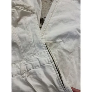 We The Free Je Suis Pret Barrel Jumpsuit In White Size Medium thumbnail 4