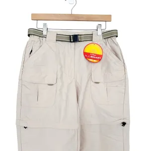 LL Bean Tan Convertible Zip Off Hiking Pants Shorts Sunsmart UPF 50+ Sz S thumbnail 2
