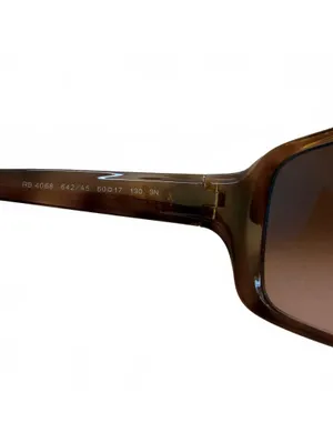 Ray Ban RB4068 Havana Tortoise Sunglasses Polarized Brown Polished Women's thumbnail 8