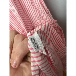 Grace Holiday Pink and White Stripe Tiered Dress NWT Sz. XS thumbnail 6