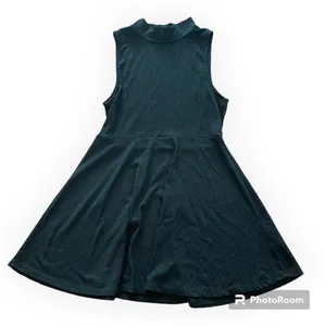 Aeropostale Prince & Fox High Neck Sleeveless Dress Black Medium thumbnail 1