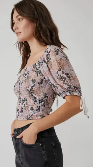 Free People: Back on Top Cropped Blouse thumbnail 3