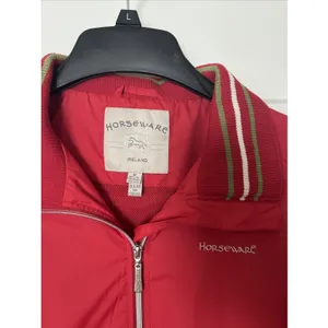 Horseware Ireland Equestrian Windbreaker Zip Red Jacket Women’s Medium thumbnail 4